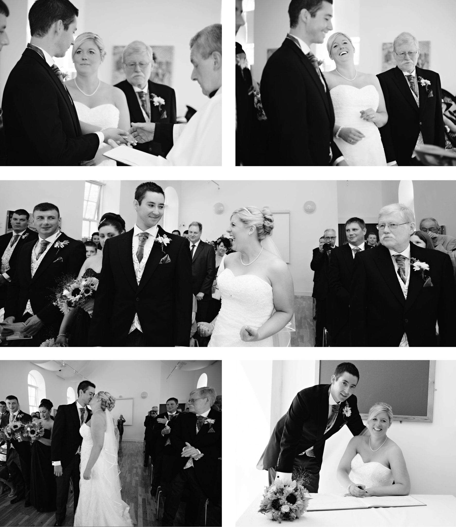 North Wales wedding - bride celebrating