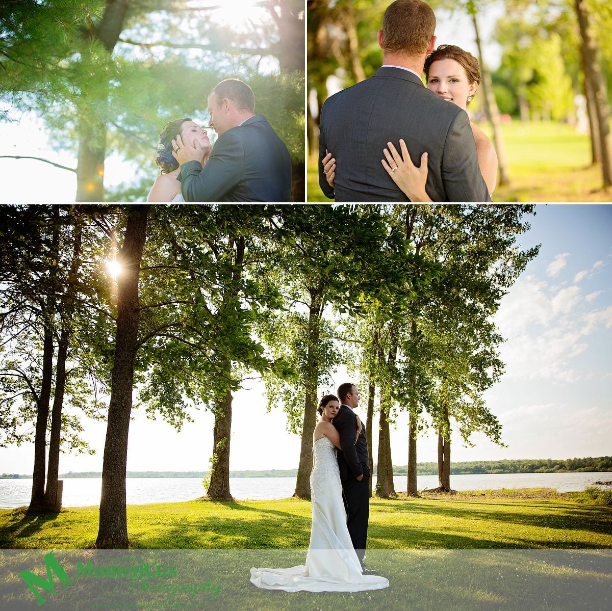 Outdoor Cornwall Wedding - bride holding onto groom