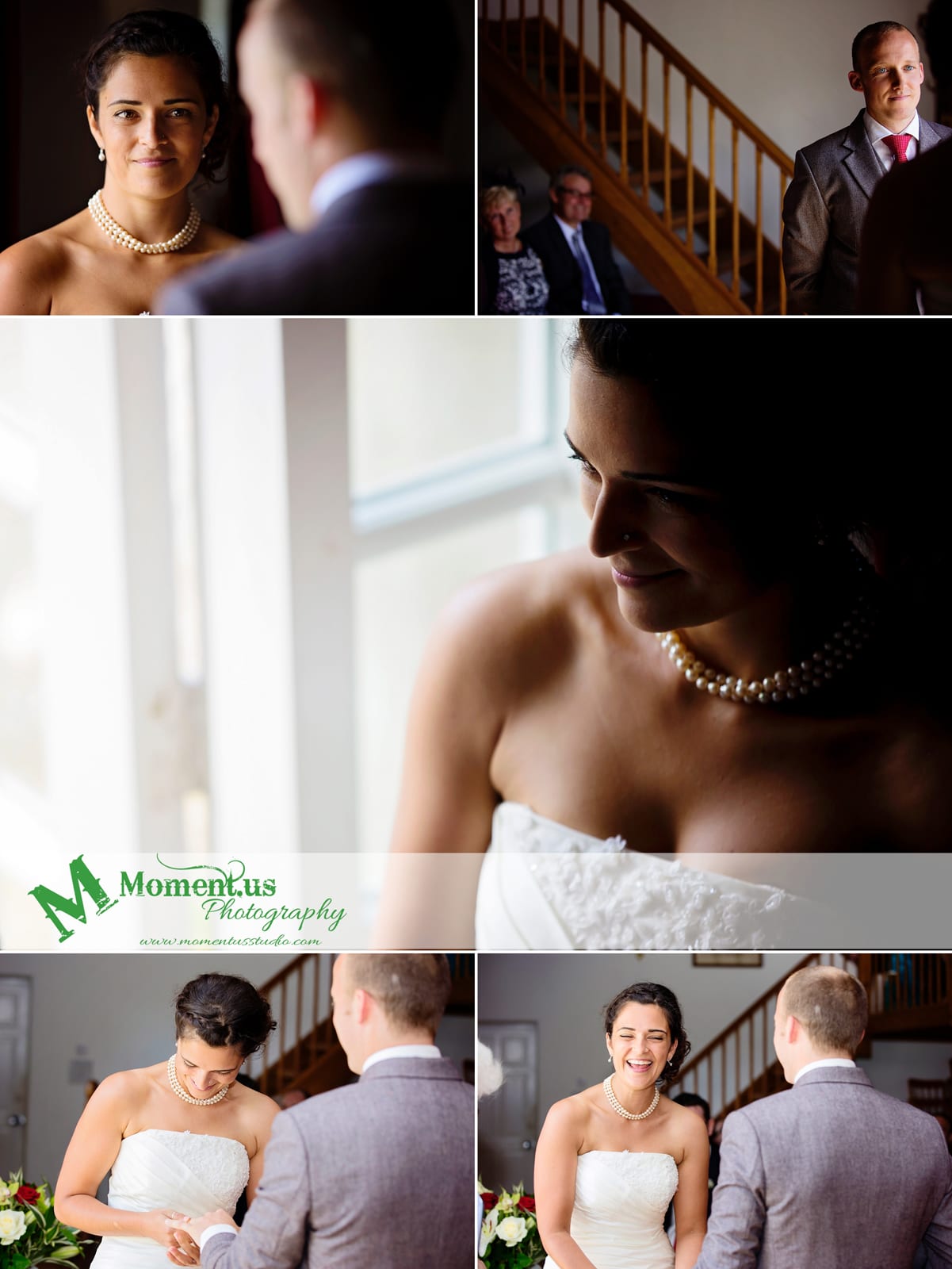 Fort Belan Wedding - bride in side window light