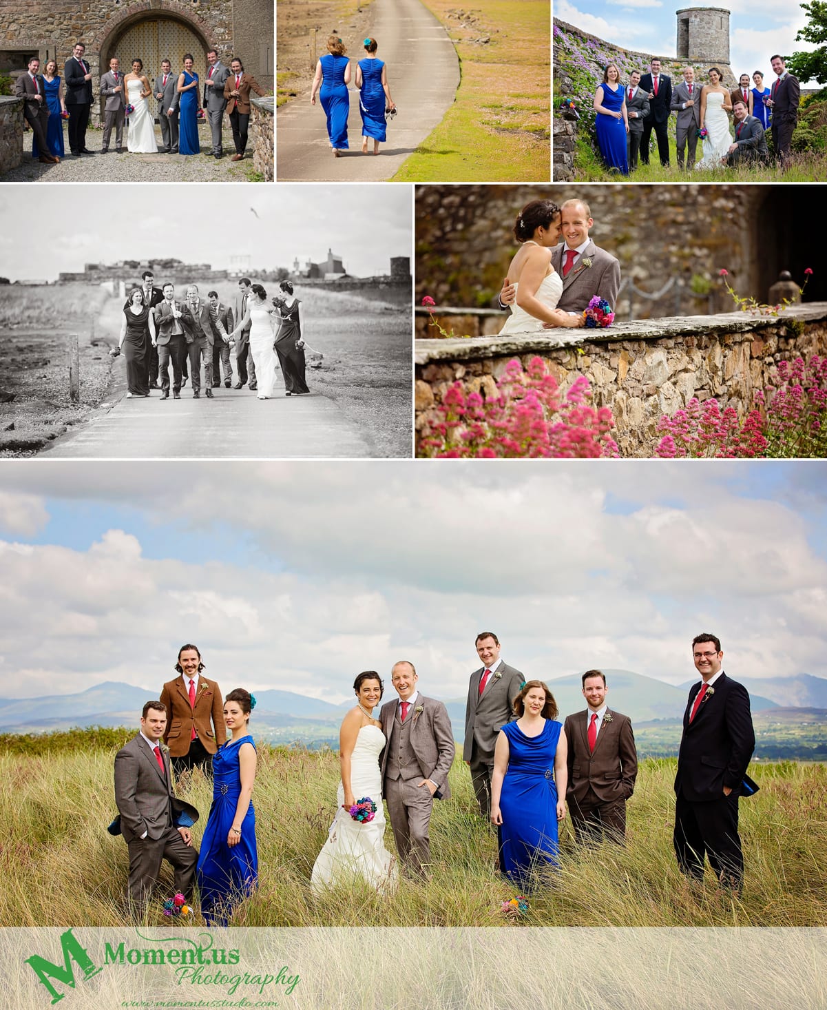 Fort Belan Wedding - wedding part outside fort