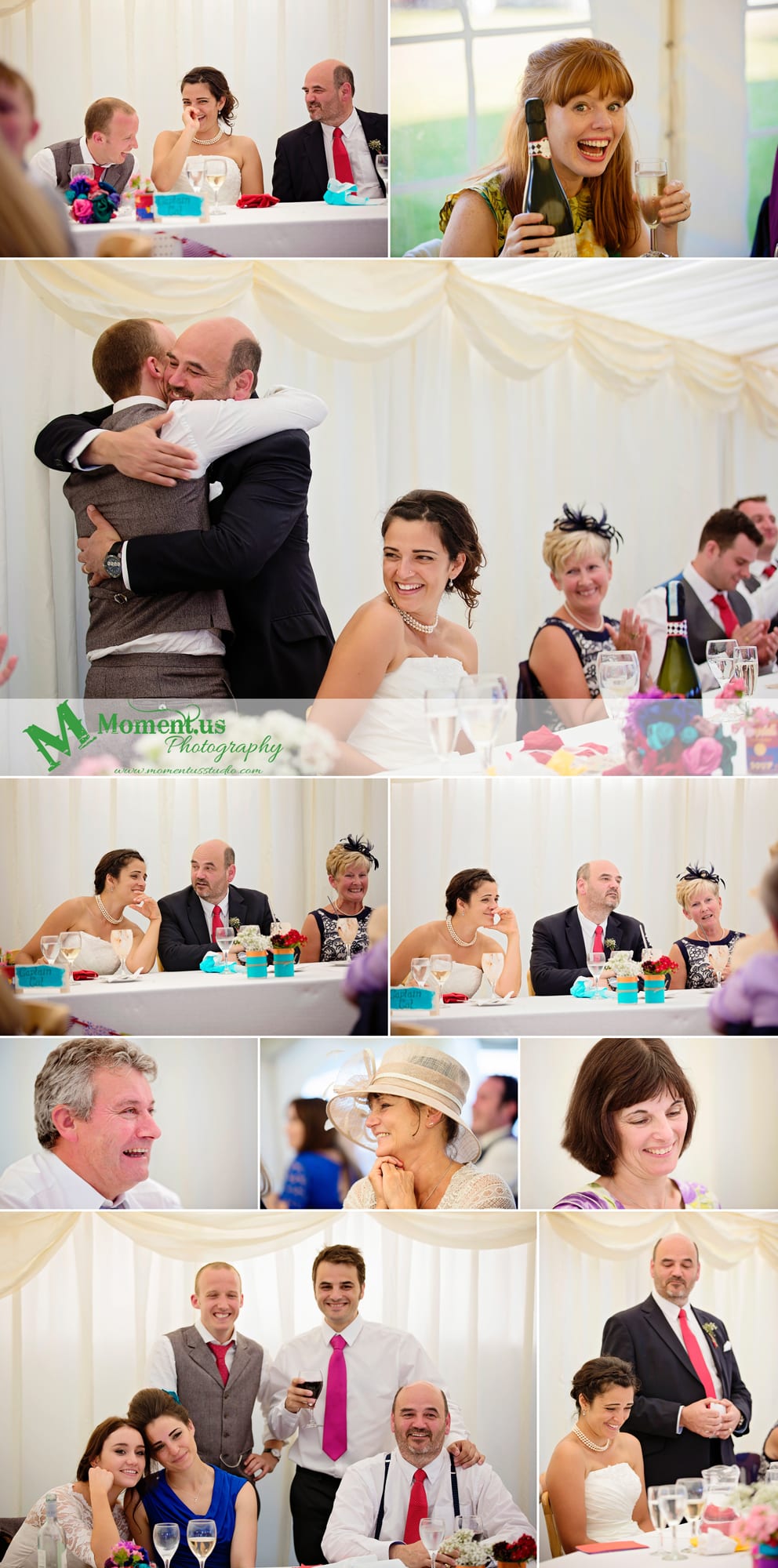 Fort Belan Wedding - wedding guests at dinner
