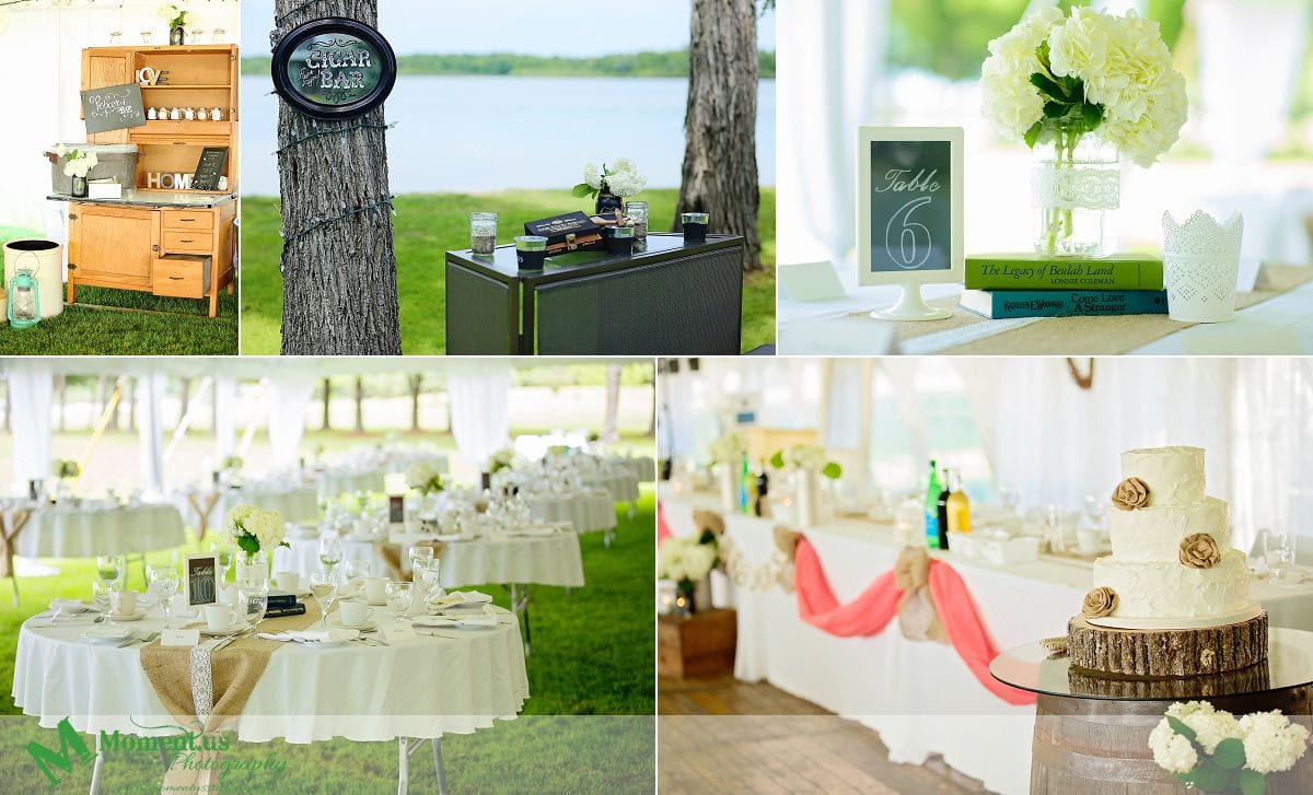 Outdoor Cornwall Wedding - cigar bar