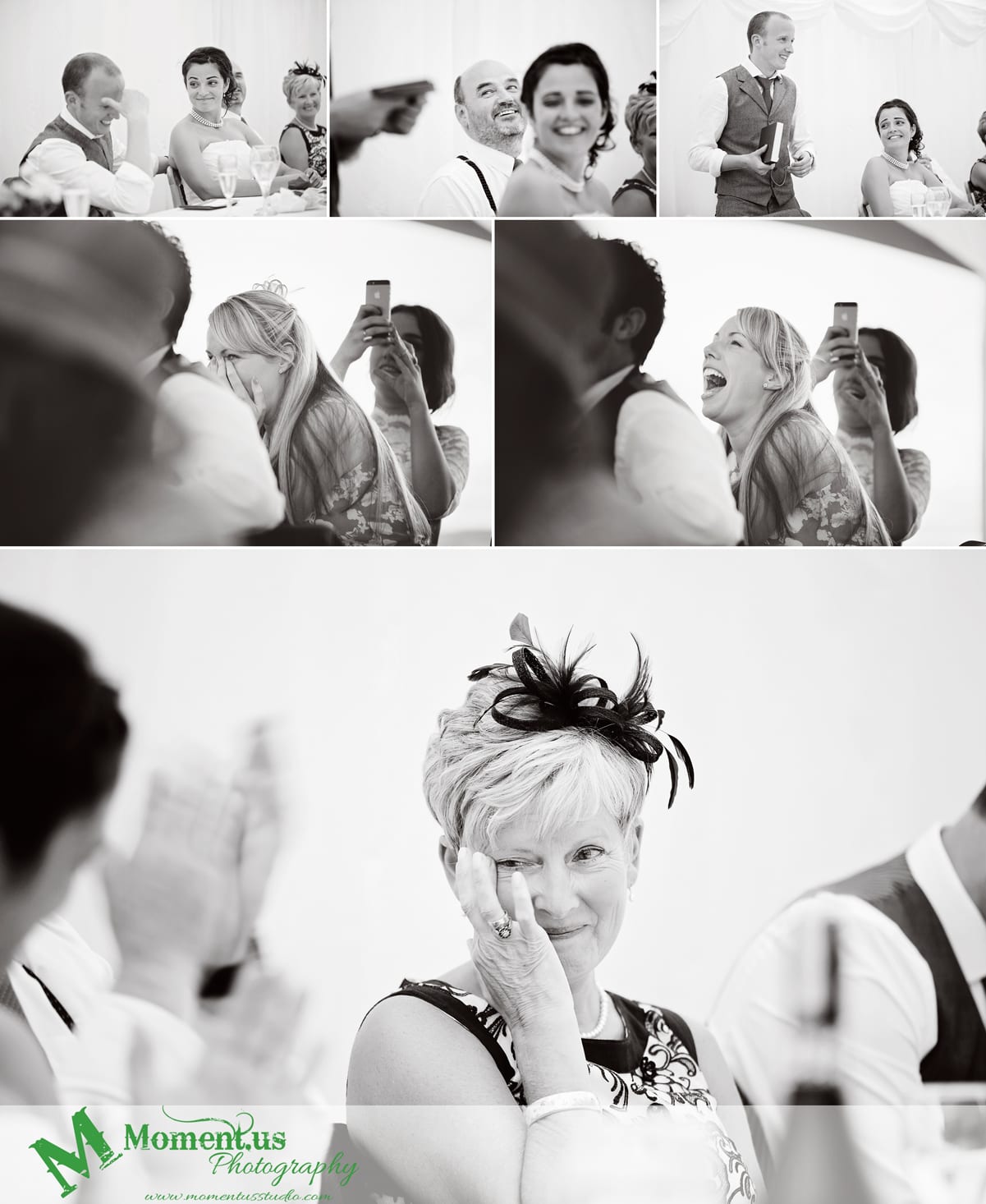 Fort Belan Wedding - mother crying during speeches