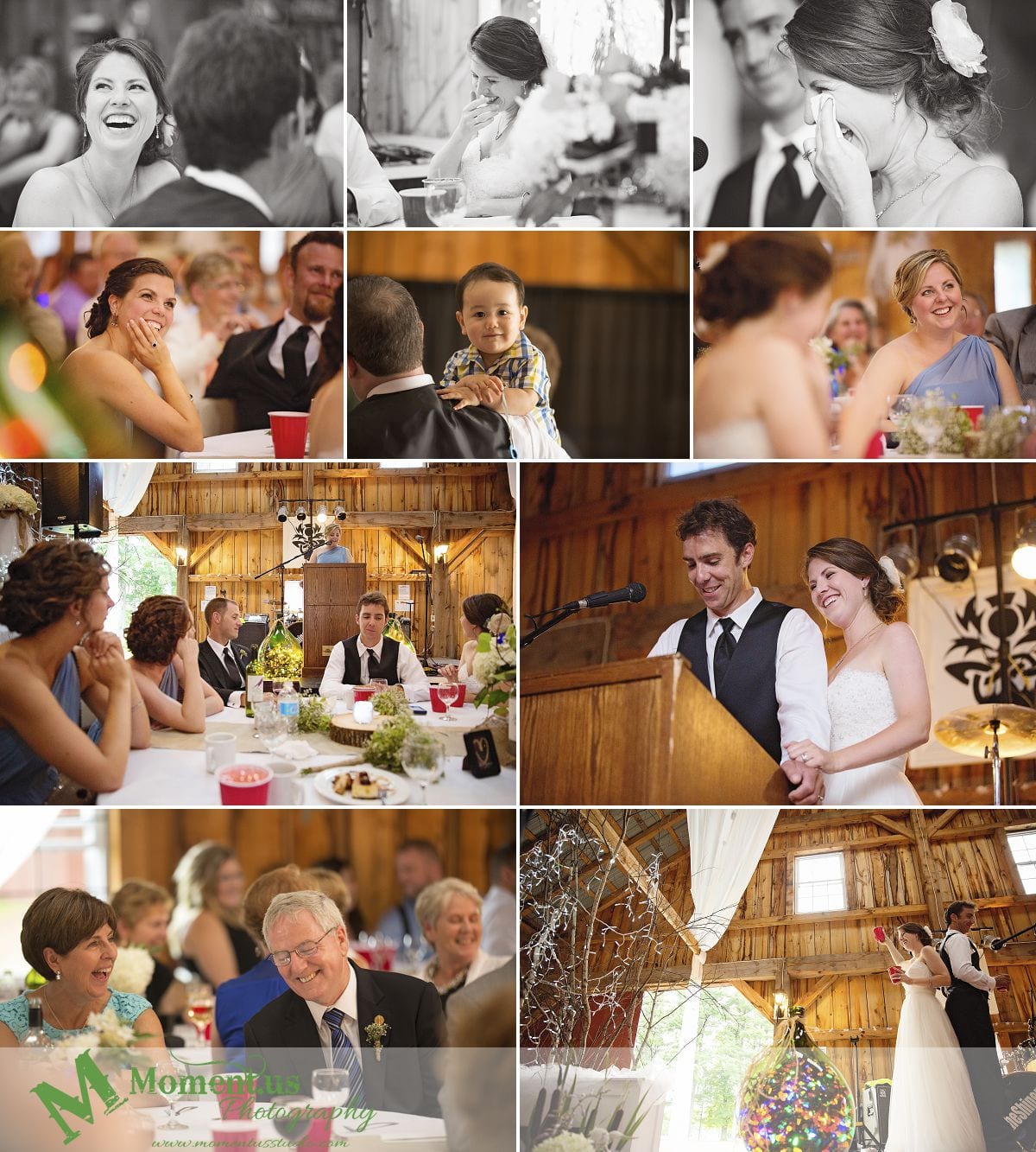 Williamstown Country Wedding - laughing during speeches