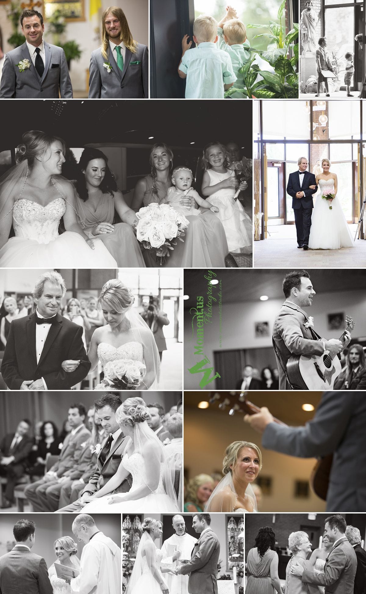 Elegant Cornwall wedding - groom playing guitar