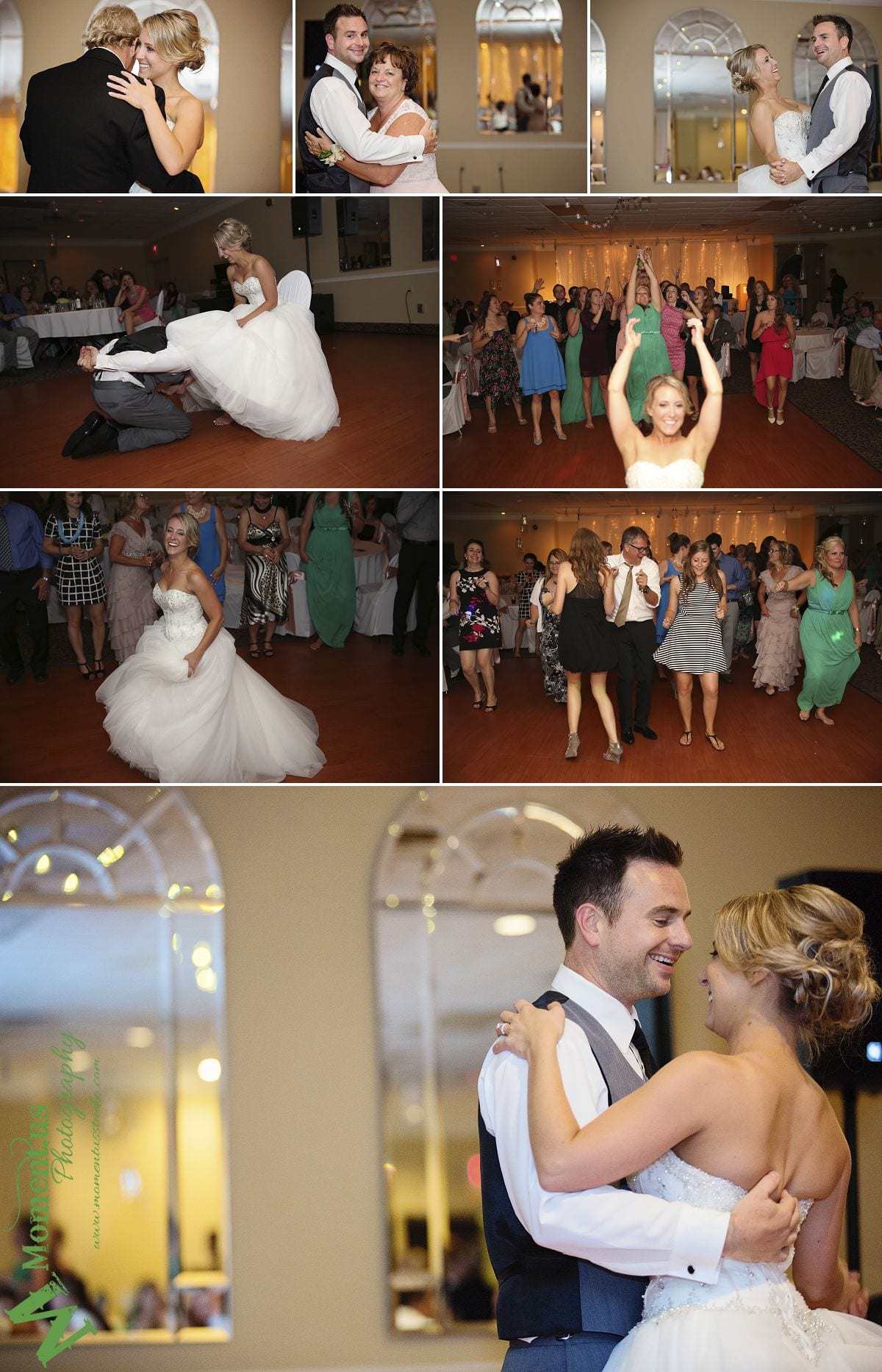 Elegant Cornwall wedding - groom dancing with mother
