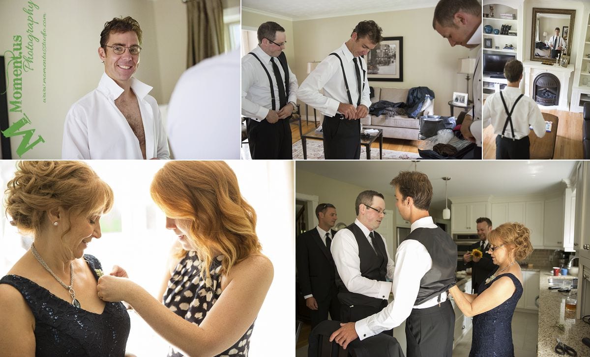 Williamstown Country Wedding - guys getting ready