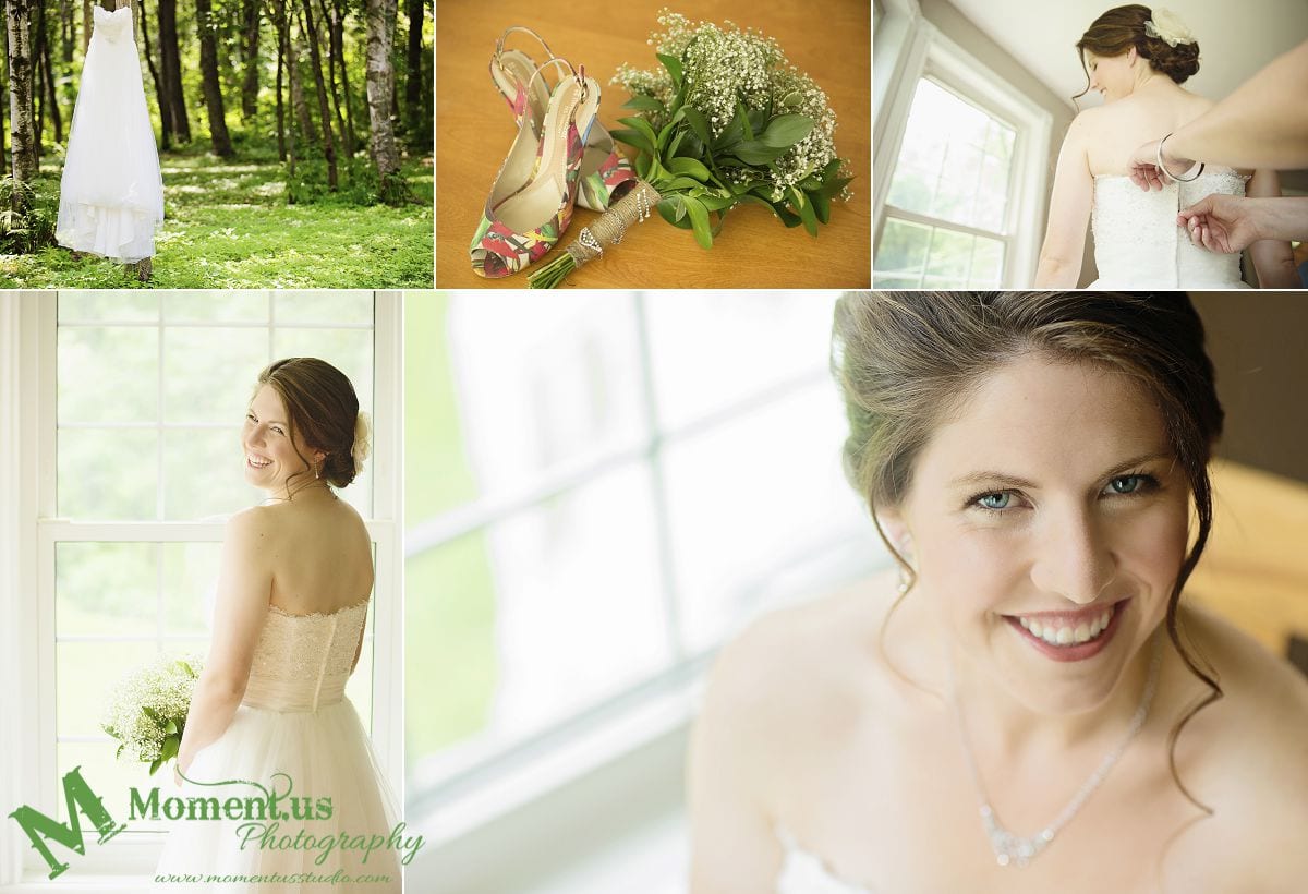 Williamstown Country Wedding - floral wedding shoes