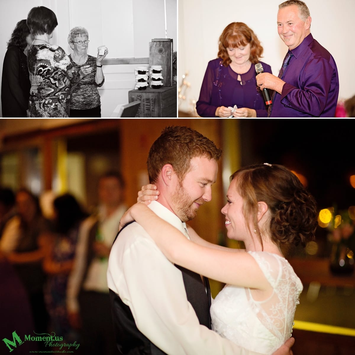 grandma holding up jam - Calabogie Peaks Wedding