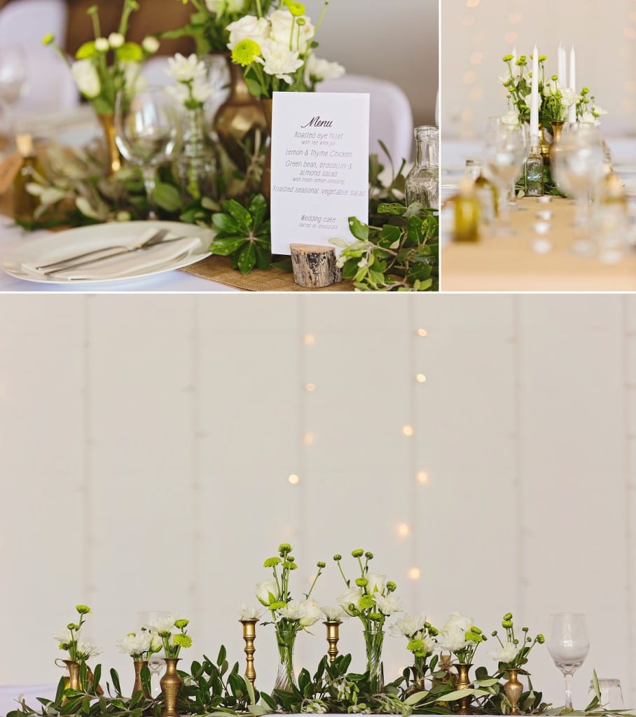 Cornwall international wedding photographer - menu card