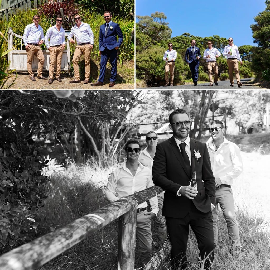 Cornwall international wedding photographer - guys walking with beer