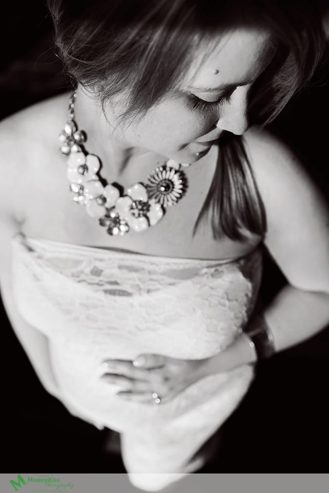 Cornwall maternity photo session - lace dress