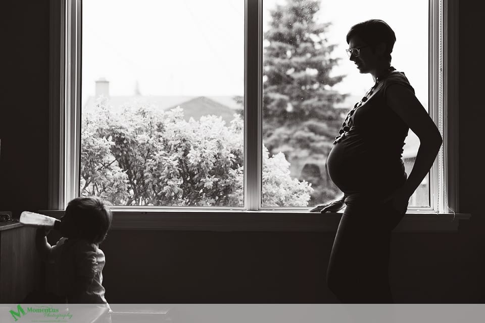 Cornwall maternity photo session - bottle in sunlight
