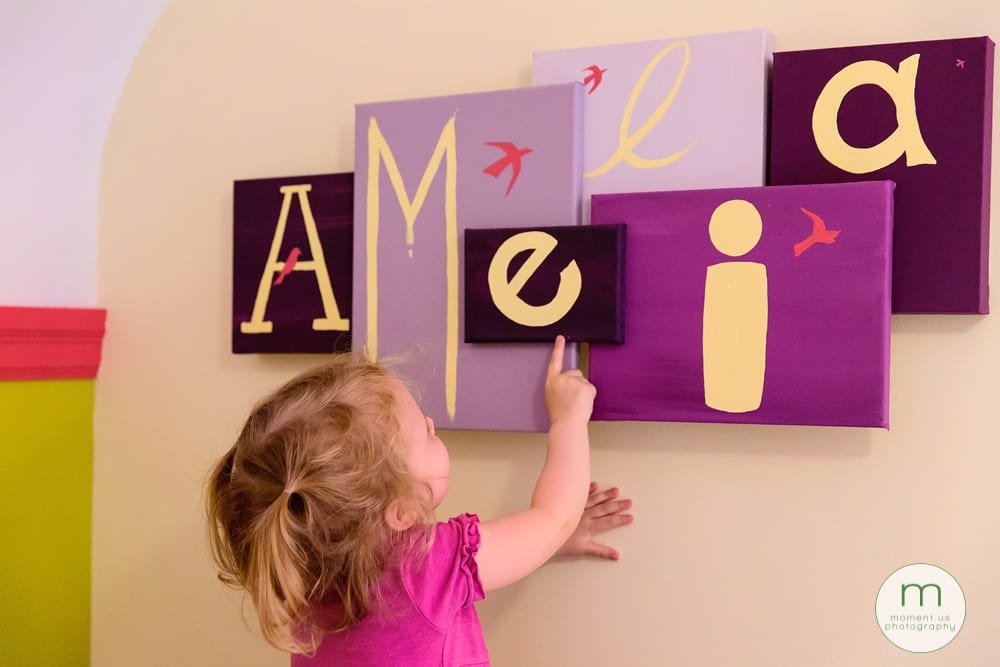 touching name painting