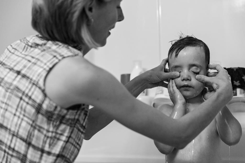 Cornwall boy in bath