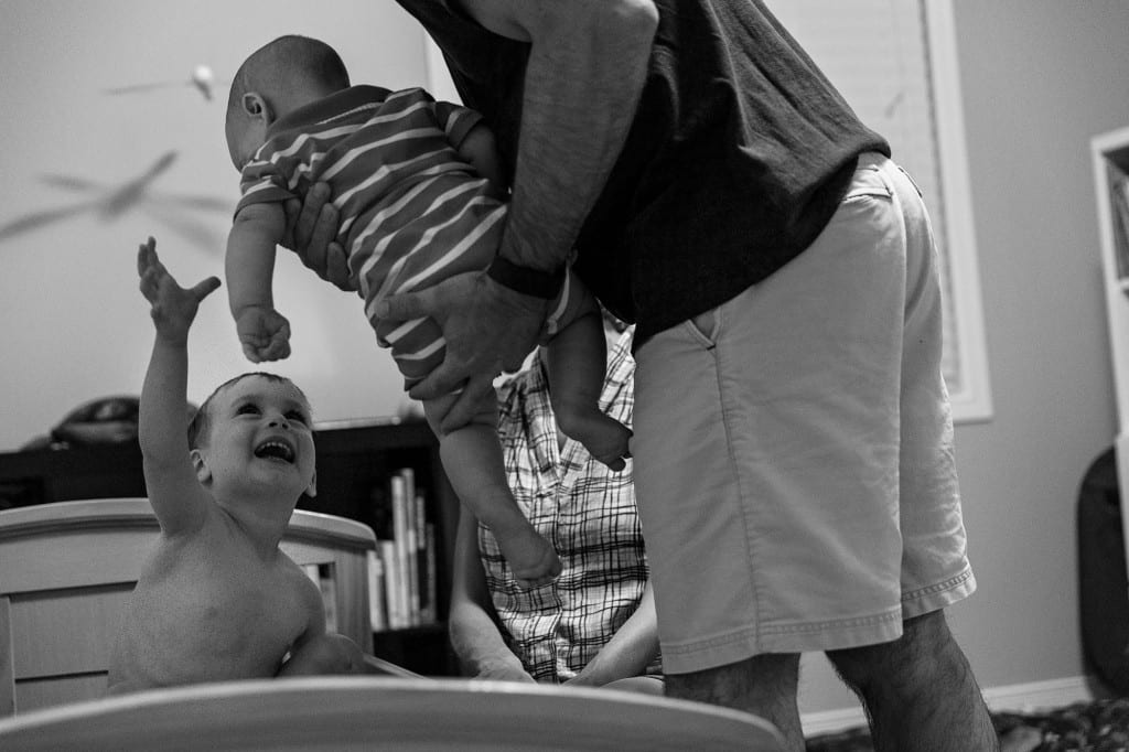 Cornwall brothers saying good night