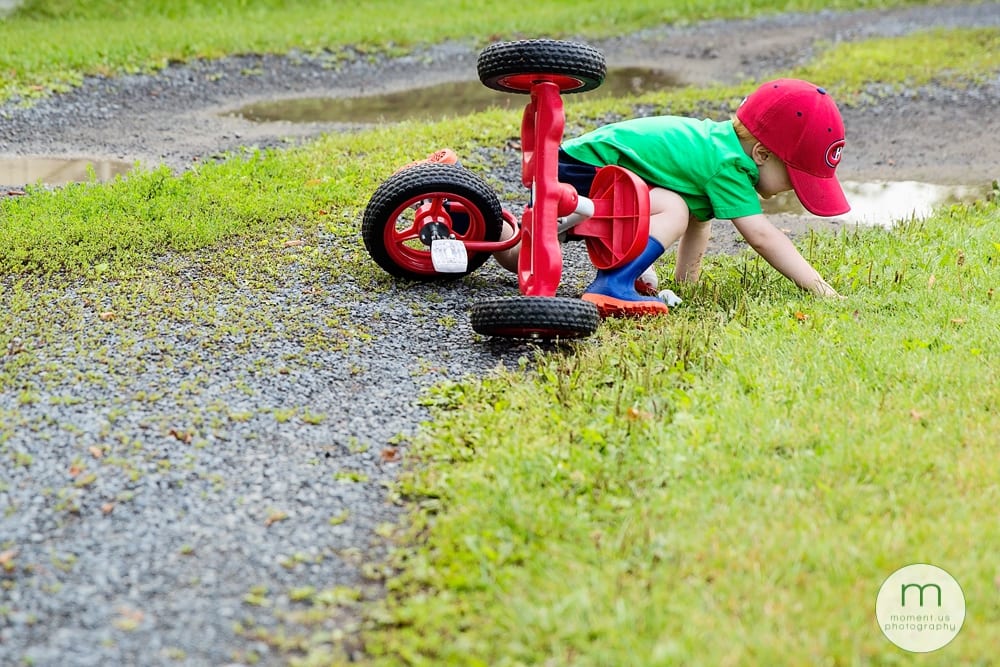 bog falling off bike