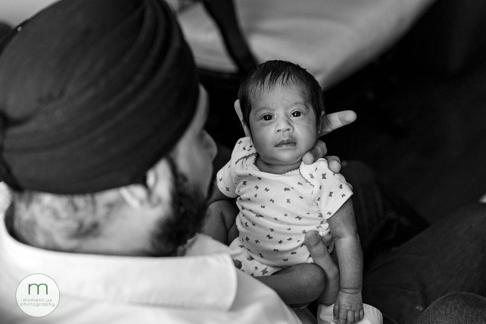 Montreal baby girl with dad