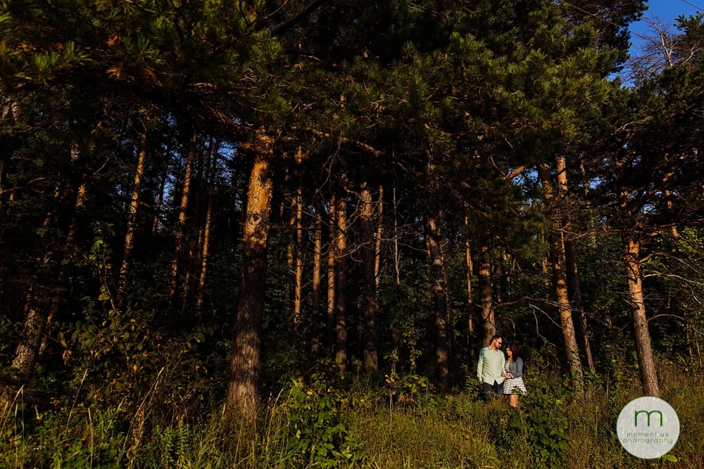 Cornwall couple in forest