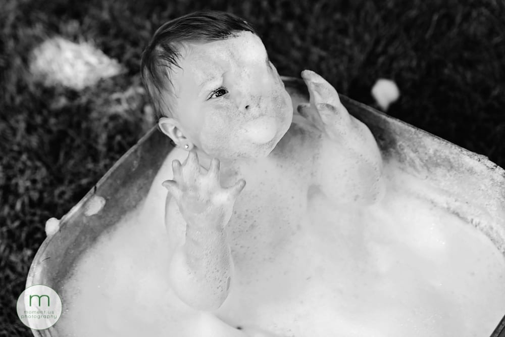 Cornwall baby with soap in her mouth