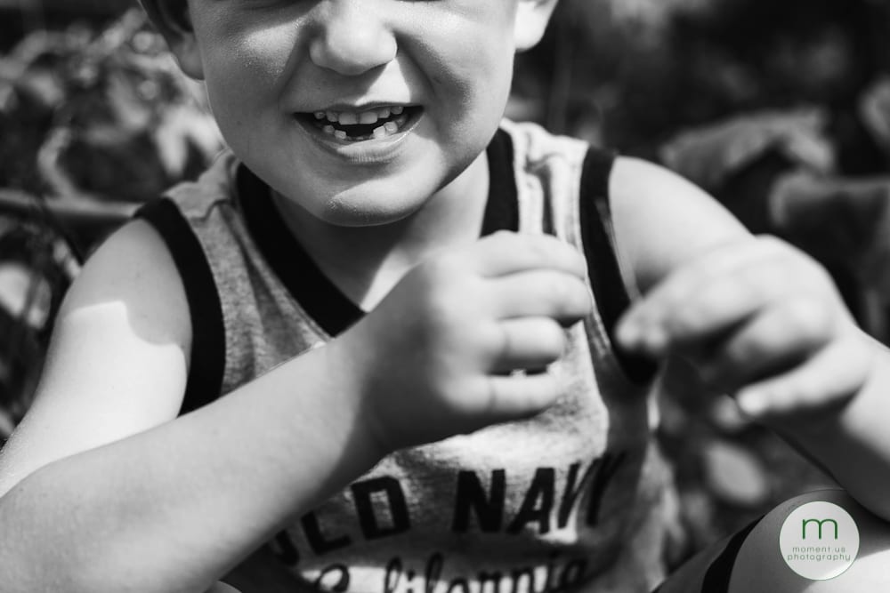 Cornwall boy missing teeth