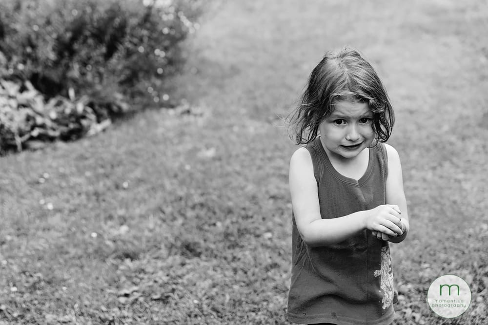 Cornwall girl holding cricket