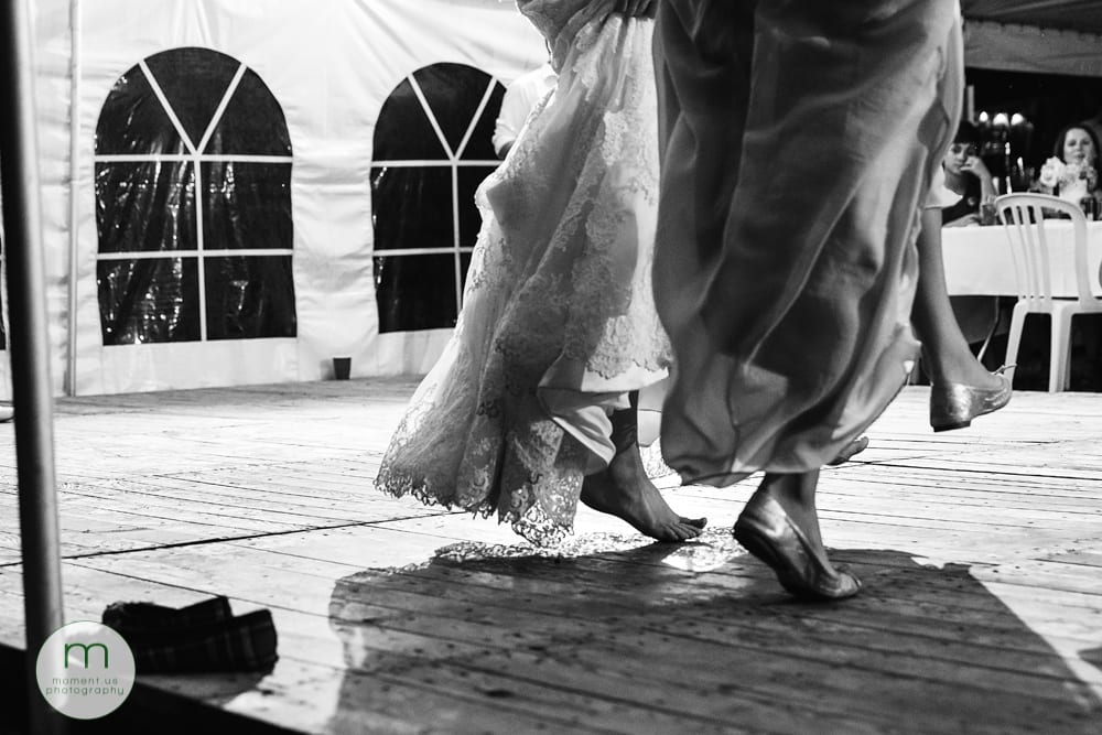 Cornwall Rustic Country Wedding - girls doing highland dancing