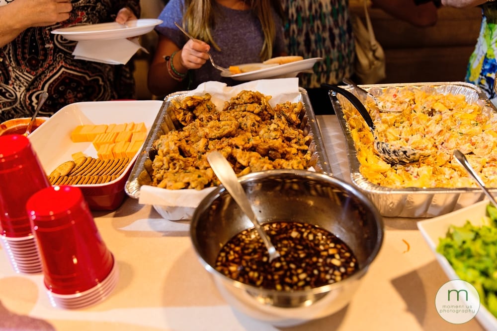 food at mehndi party