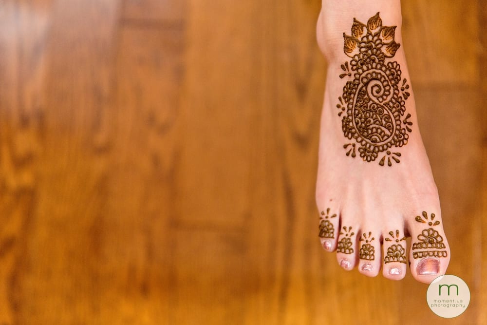 Mehndi on foot