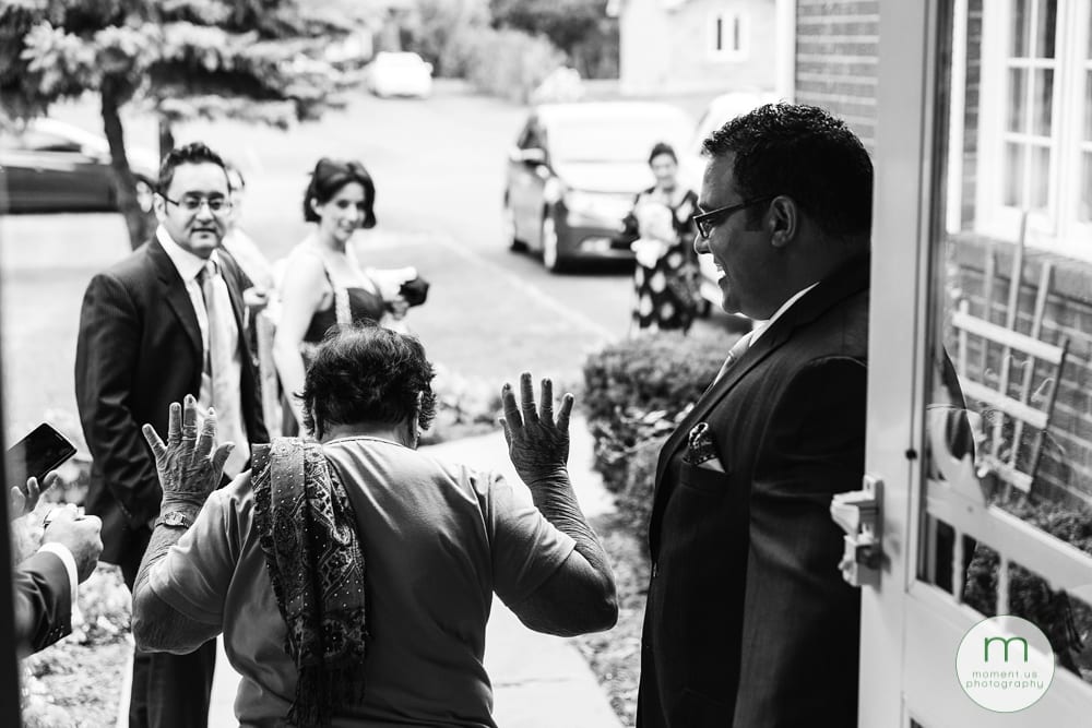 groom's grandmother doesn't need help