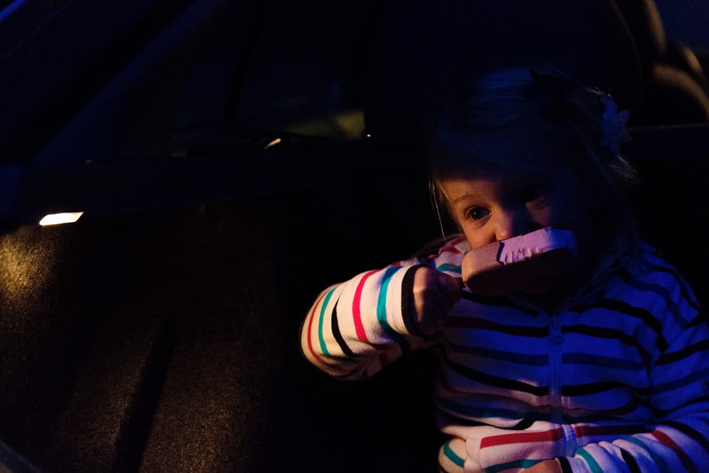 Stockholm girl eating ice cream