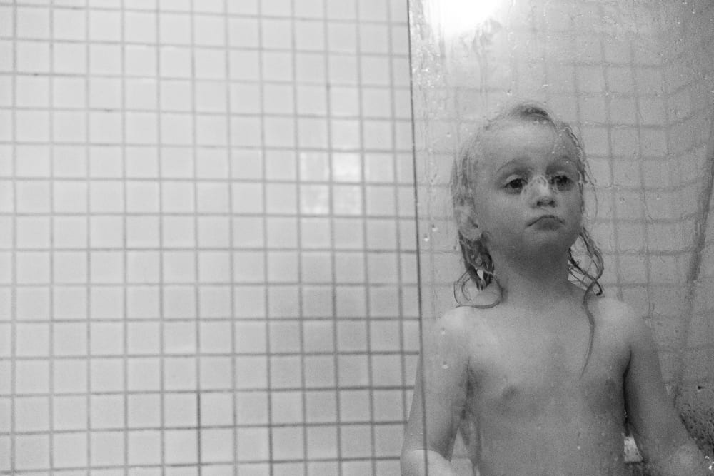 Stockholm girl in bathtub