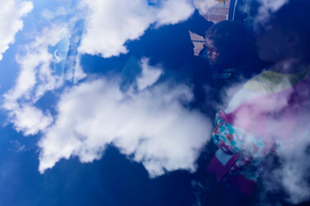 boy and clouds during London family photography session
