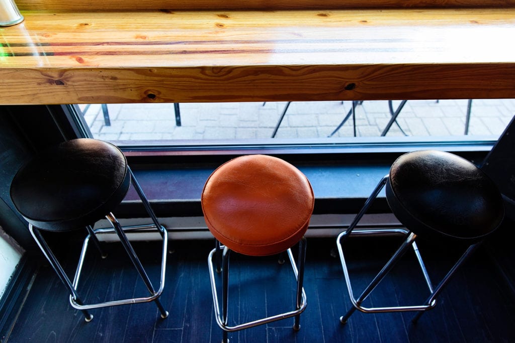 Eastern Ontario diner stools