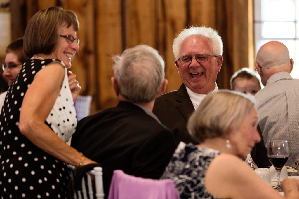 Williamstown Fairgrounds wedding reception guests