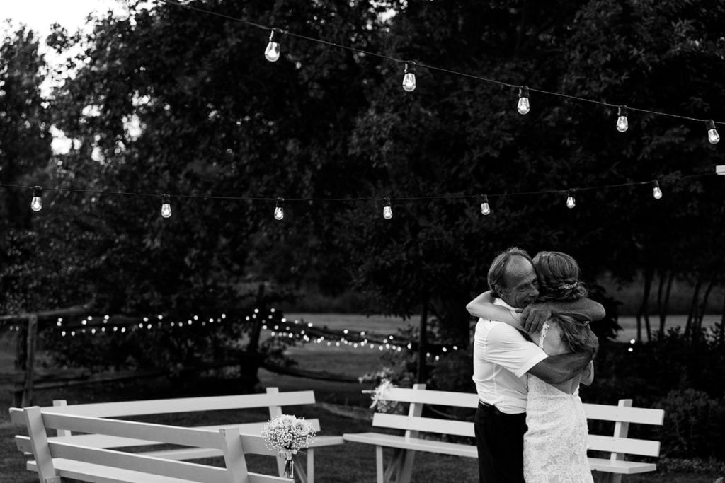 Father daughter dance at Intimate Strathmere Wedding