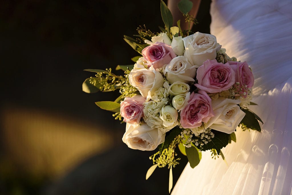 Blooms Cornwall bridal bouquet