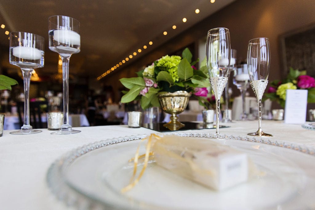 table decor at Table 21 in Cornwall