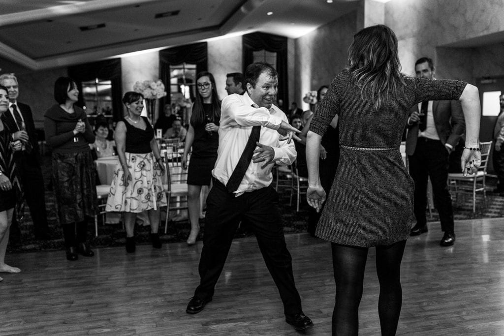 father of the bride busts a move on dance floor