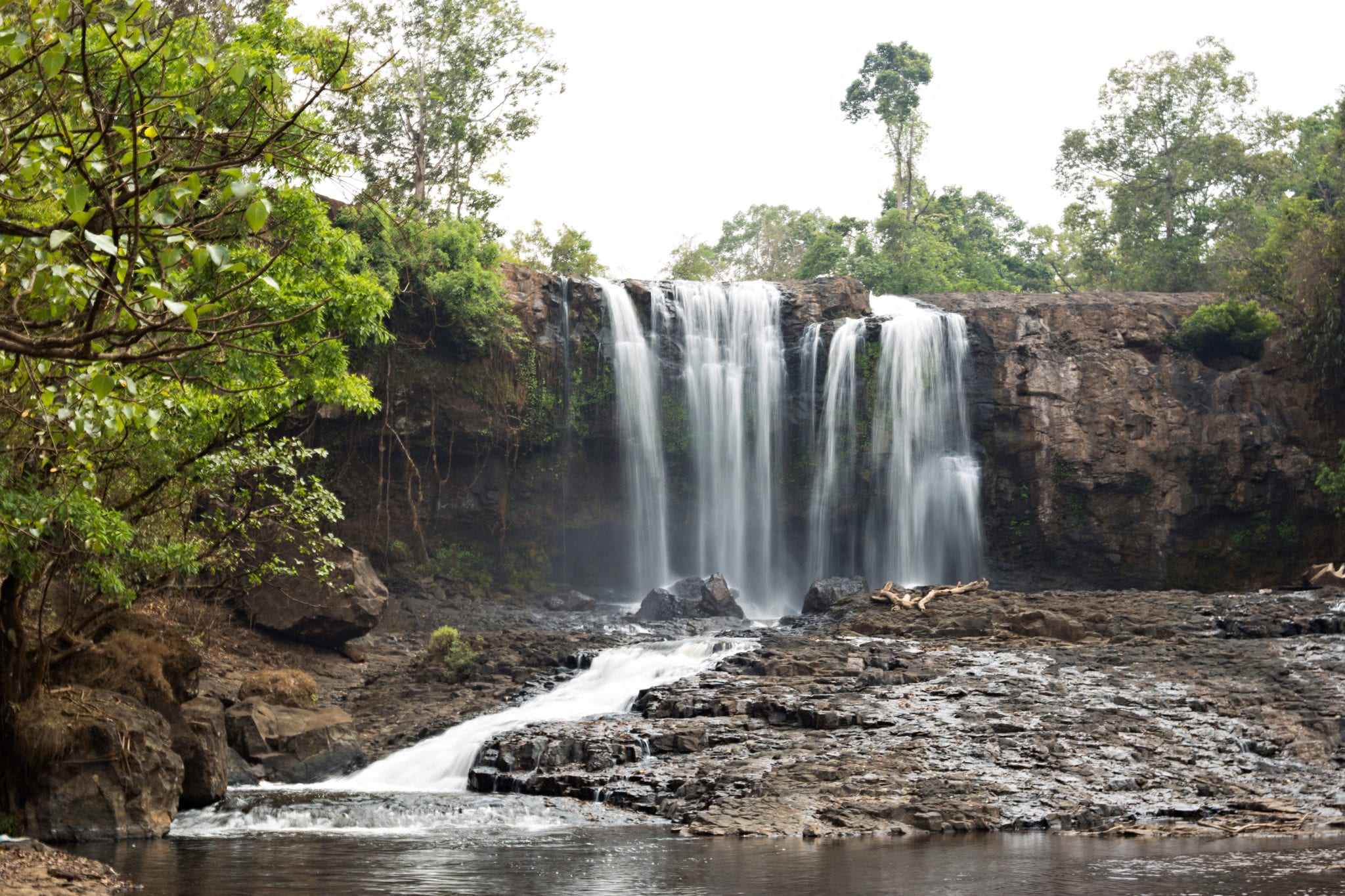 northern Cambodia waterfall