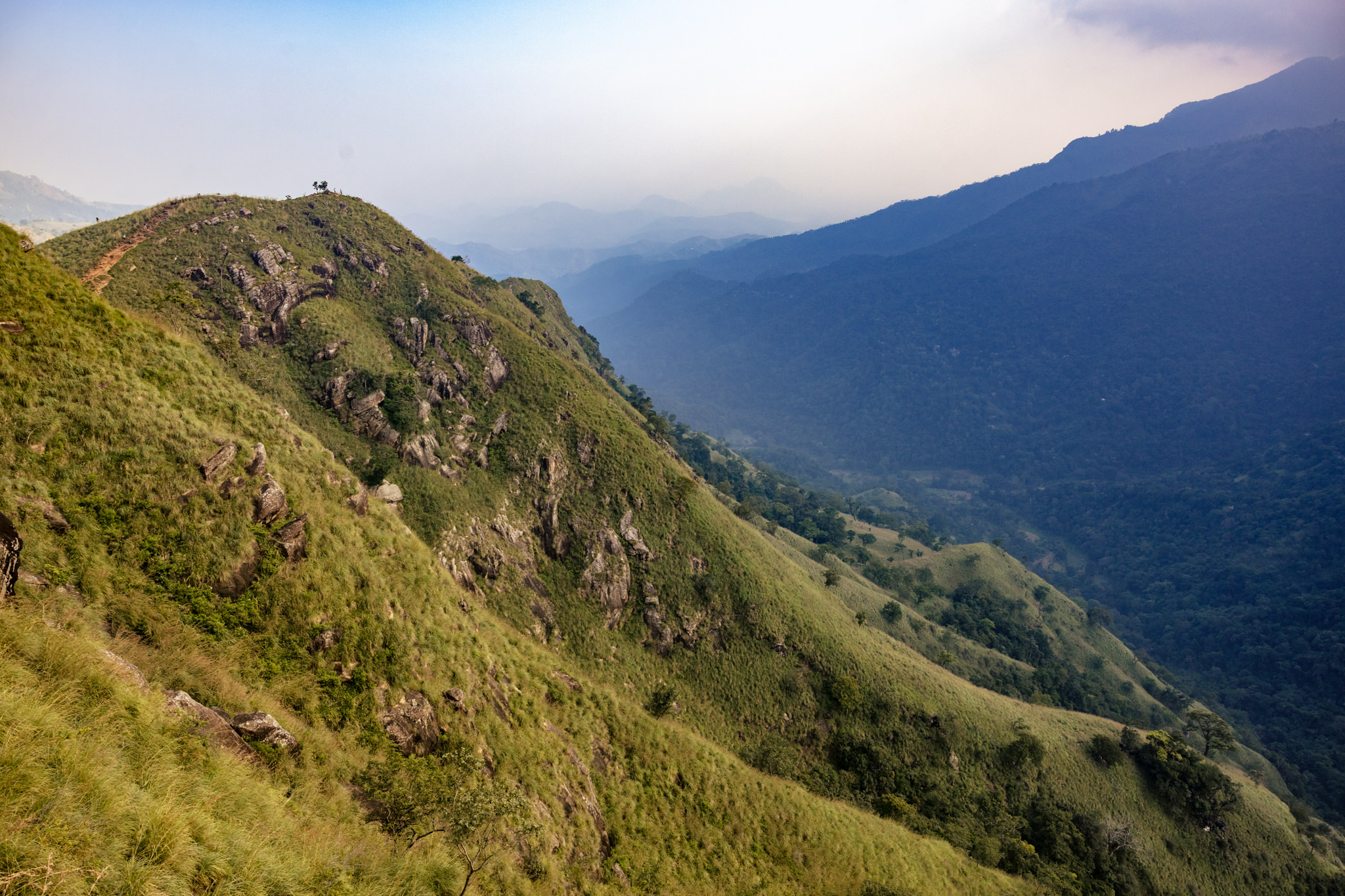 Late day light on Little Adam's Peak