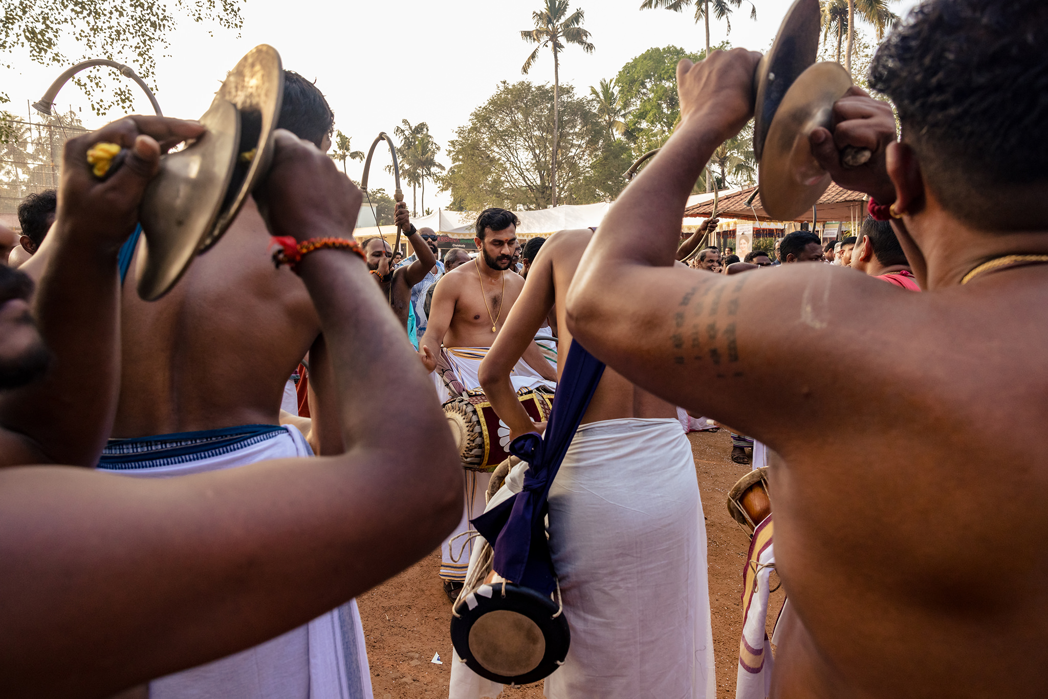 Panchari melam in Chalakudy
