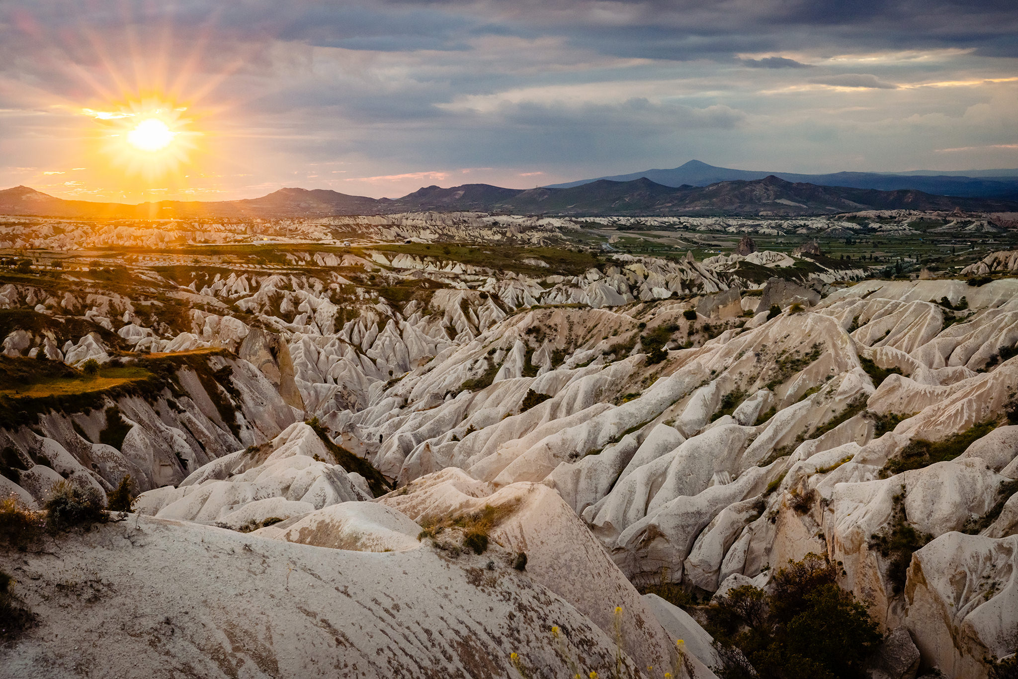 sunset in Cappadocia's Red Valley